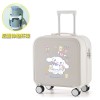 New Cute Cartoon Luggage 18 inch with Cup Holder Boarding Trolley Box Student Travel Password Box 