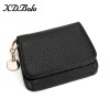 Short Women's Small Money Bag r Women's Card Bag Cowhide Korean Cute Zipper Mini Zero Wallet 
