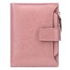 Genuine leather wallet women's short multi-functional zipper women's wallet large capacity card clip zero wallet 