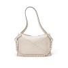 New leather handbag with one shoulder chain bag, niche M-shaped contour design, envelope bag, matte cowhide crossbody bag 