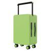 Macaron color high aesthetic luggage, universal wheels, silent wide pull rod box, 24 inch TSA password box, large travel box 