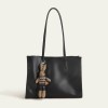 Tote bag, genuine leather underarm bag, large capacity autumn exquisite cowhide niche bag, shoulder bag 