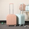 New small suitcase for women, 18 inch lightweight and silent universal wheel trolley box, small and fresh boarding and travel password box 