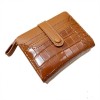 Women's Stone Pattern Wallet Buckle Short Korean Edition Card Bag Zipper Multi Card Position Zero Wallet 