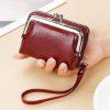 Change Card Bag Women's Buckle Zero Wallet 4-inch Zipper Clip Bag Handheld Bag 