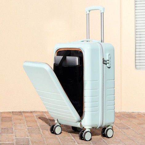 Front open lid trolley box, 20 inch universal wheel travel box, box mounted, side open lid, 24 inch luggage box, directly supplied by female factory 