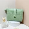 Women's Stone Pattern Wallet Buckle Short Korean Edition Card Bag Zipper Multi Card Position Zero Wallet 
