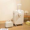 Luggage with cup holder, student female high appearance, 24 inch small fresh suitcase, male small lightweight 20 inch travel suitcase 