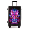 24 inch suitcase with Chinese style and 20 inch suitcase with cartoon pattern printing and password travel box 