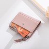 New Women's Short Wallet Fashionable Thin Multi Card Wallet Soft Face PU Zero Wallet 