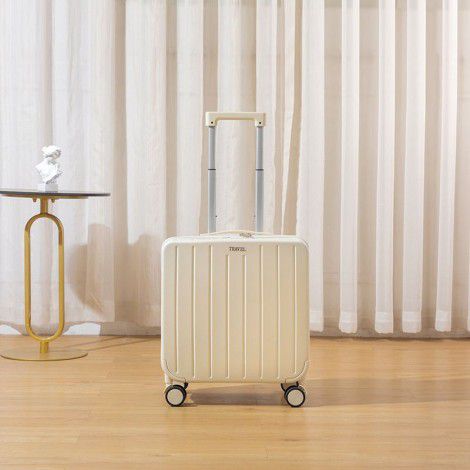 Luggage Silent Universal Wheels 18 inch Boarding Case Female Rechargeable Small Lightweight Travel Case Male 
