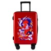 24 inch suitcase with Chinese style and 20 inch suitcase with cartoon pattern printing and password travel box 