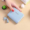 Wallet Minimalist Square Women's Wallet Short Zipper Small Money Clip Tassel Mini Zero Wallet 