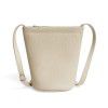 Mobile phone bag, genuine leather small crossbody bag, fashionable and simple single shoulder bag, versatile for women, summer bucket bag 