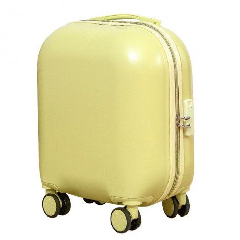 18 inch luggage, candy colored small trolley box, lightweight boarding case, silent universal wheel travel box 