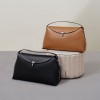 Top layer cowhide flap bag, niche, high-end feeling, one shoulder crossbody bag, versatile for commuting, T-lock buckle, large capacity handbag 