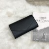 Short Card Bag Women's Tassel Simplified Three fold Card Bag Women's Card Bag 