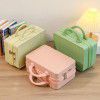 Mini travel box, small 14 inch makeup bag, personalized and fashionable women's handbag, lightweight short distance travel bag 