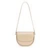 Retro saddle bag with a high-end feel, classic and fashionable small round bag that can be worn on one shoulder or crossbody, with a versatile texture. New 2023 women's bag 