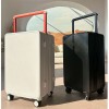 A large capacity wide pull rod suitcase for delivery, business fashion pull rod suitcase, USB charging, silent travel suitcase for women 