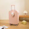 Luggage with cup holder, student female high appearance, 24 inch small fresh suitcase, male small lightweight 20 inch travel suitcase 