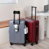 Multi functional zippered suitcase with 24 inch password trolley box 