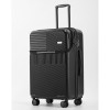 Zipper suitcase for women, small 20 inch boarding, lightweight trolley case, 24 travel case for men 