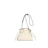 Genuine leather women's bag, fashionable and minimalist small lucky bag, one shoulder crossbody bucket bag, cowhide drawstring small bag 