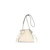 Genuine leather women's bag, fashionable and minimalist small lucky bag, one shoulder crossbody bucket bag, cowhide drawstring small bag 