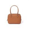 Minimalist and sophisticated retro hand pillow bag for women's commuting versatile leather feather bag 