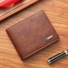 Men's Wallet Business Leisure Short Leather Wallet Wallet Stall Wallet Men's 