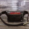 Head layer cowhide multi compartment men's waist bag men's small chest bag 