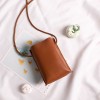 Vertical mobile phone bag for women, fashionable and minimalist small shoulder bag, mini diagonal cross small bag 