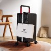 Luggage box with wide pull rod aluminum frame, 24 inch travel box, sturdy and durable for women, pull rod box, male universal wheel password box 