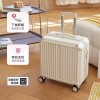 Small luggage box for women, small and lightweight 18 inch boarding trolley box for men, aluminum frame travel box 