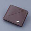 Wallet card bag integrated men's 30% discount wallet large capacity short wallet minimalist men's leather wallet wallet 