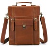 Men's Leather Backpack retro flip backpack Crazy Horse Leather multifunctional Single Shoulder Messenger Bag multipurpose handbag 