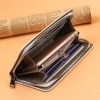 Leisure Handbag Men's Wallet Long Multi functional Handbag Men's Large Capacity Hand Grab Bag with Strap 