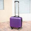 Password box, small 20 inch lightweight boarding suitcase, men's small suitcase, women's 18 inch travel leather suitcase 