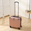 Password box, small 20 inch lightweight boarding suitcase, men's small suitcase, women's 18 inch travel leather suitcase 