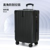 Trolley box, suitcase, travel box, universal wheel zipper, 20, sturdy, durable, password leather box, 24 inches, for both male and female students 