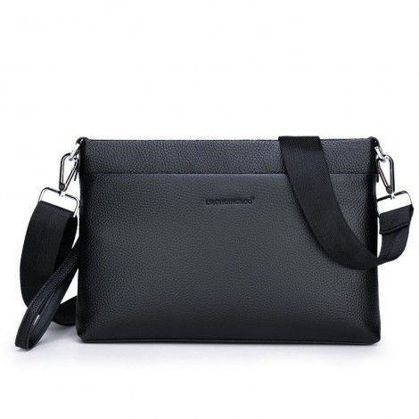 Head layer cowhide handbag, multifunctional single shoulder crossbody bag, business men's bag, large capacity envelope bag 
