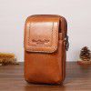 Men's leather mobile phone bag 6 