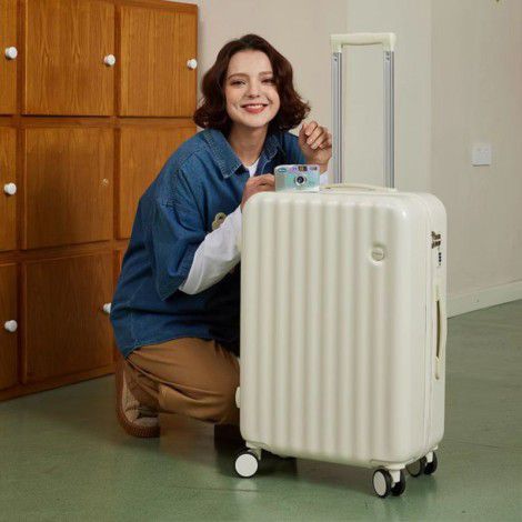 Durable luggage, suitcase, leather suitcase, password, suitcase, male large capacity 