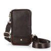 Men's Crossbody Bag Crazy Horse Cowhide Men's Mobile Phone Waist Bag 