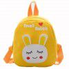 Children's backpack cartoon bunny canvas bag kindergarten children's backpack girl backpack 