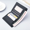 Wallet men's multifunctional wallet with cross pattern and multiple card slots Wallet large capacity wallet 