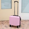 Password box, small 20 inch lightweight boarding suitcase, men's small suitcase, women's 18 inch travel leather suitcase 