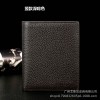 Genuine leather men's foreskin layer cowhide men's wallet short leather soft wallet clip 