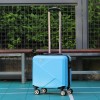 Password box, small 20 inch lightweight boarding suitcase, men's small suitcase, women's 18 inch travel leather suitcase 
